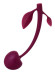 Бордовая вагинальная вишенка WILD CHERRY - 14,5 см. Бордовая вагинальная вишенка WILD CHERRY - 14,5 см.