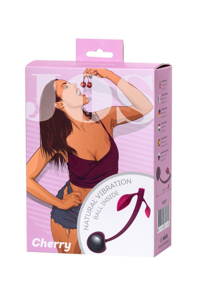 Бордовая вагинальная вишенка WILD CHERRY - 14,5 см. Бордовая вагинальная вишенка WILD CHERRY - 14,5 см.