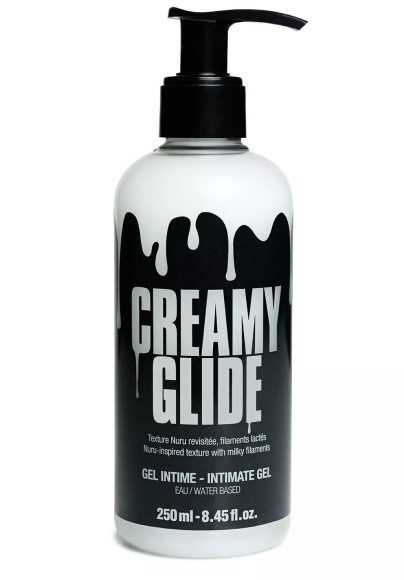 Лубрикант на водной основе Creamy Glide с консистенцией спермы - 250 мл. Лубрикант на водной основе Creamy Glide с консистенцией спермы - 250 мл.