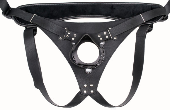 Телесный реалистичный фаллоимитатор на черных трусиках Real Big Strap-On - 34,5 см. Телесный реалистичный фаллоимитатор на черных трусиках Real Big Strap-On - 34,5 см.
