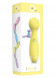 Жёлтый вибромассажер BELLA LARGE WAND MASSAGER - 19 см. Жёлтый вибромассажер BELLA LARGE WAND MASSAGER - 19 см.