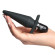Черная анальная пробка с вибрацией Delicious Fullness Vibrating Butt Plug - 14 см. Черная анальная пробка с вибрацией Delicious Fullness Vibrating Butt Plug - 14 см.