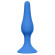 Синяя анальная пробка Slim Anal Plug Large - 12,5 см. Синяя анальная пробка Slim Anal Plug Large - 12,5 см.