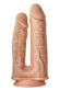 Телесный анально-вагинальный фаллоимитатор Double Penetrator - 19,5 см. Телесный анально-вагинальный фаллоимитатор Double Penetrator - 19,5 см.