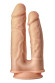 Телесный анально-вагинальный фаллоимитатор Double Penetrator - 19,5 см. Телесный анально-вагинальный фаллоимитатор Double Penetrator - 19,5 см.