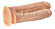 Телесный анально-вагинальный фаллоимитатор Double Penetrator - 19,5 см. Телесный анально-вагинальный фаллоимитатор Double Penetrator - 19,5 см.