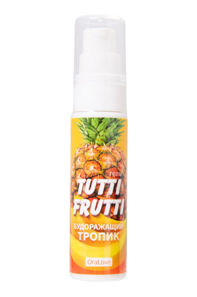 Гель-смазка Tutti-Frutti со вкусом тропических фруктов - 30 гр. Гель-смазка Tutti-Frutti со вкусом тропических фруктов - 30 гр.
