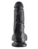 Чёрный фаллоимитатор 8 Cock with Balls - 21,3 см. Чёрный фаллоимитатор 8 Cock with Balls - 21,3 см.