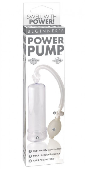 Прозрачная ручная вакуумная помпа Beginners Power Pump Прозрачная ручная вакуумная помпа Beginners Power Pump