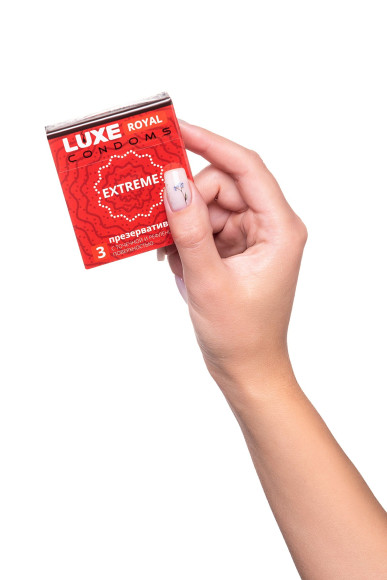 Текстурированные презервативы LUXE Royal Extreme - 3 шт. Текстурированные презервативы LUXE Royal Extreme - 3 шт.