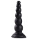 Чёрная анальная пробка-ёлочка MENZSTUFF BEADED PROBE - 16,5 см. Чёрная анальная пробка-ёлочка MENZSTUFF BEADED PROBE - 16,5 см.