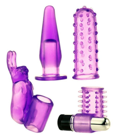 Фиолетовый вибронабор Foreplay Couples Kit Фиолетовый вибронабор Foreplay Couples Kit