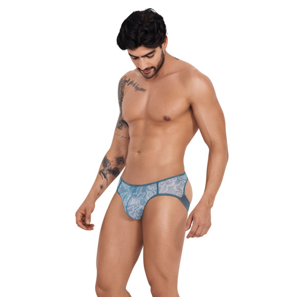 Серые трусы-джоки с цветочым принтом Avalon Jockstrap Серые трусы-джоки с цветочым принтом Avalon Jockstrap