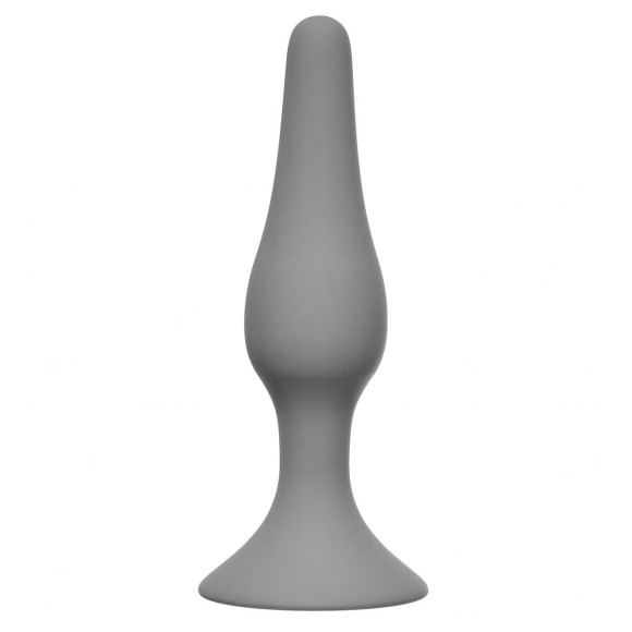 Светло-серая анальная пробка Slim Anal Plug Large - 12,5 см. Светло-серая анальная пробка Slim Anal Plug Large - 12,5 см.