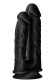 Черный анально-вагинальный фаллоимитатор Double Penetrator - 19,5 см. Черный анально-вагинальный фаллоимитатор Double Penetrator - 19,5 см.