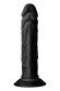 Черный анально-вагинальный фаллоимитатор Double Penetrator - 19,5 см. Черный анально-вагинальный фаллоимитатор Double Penetrator - 19,5 см.