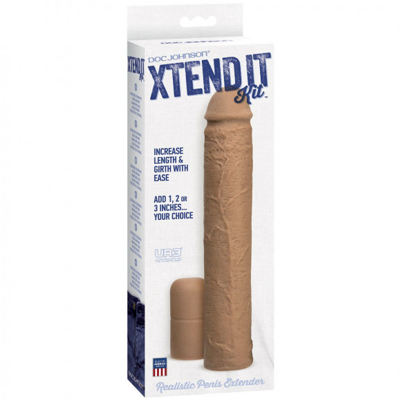 Увеличивающая насадка на пенис Xtend It Kit - 22,8 см.