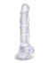 Прозрачный фаллоимитатор 8 Cock with Balls - 22,2 см. Прозрачный фаллоимитатор 8 Cock with Balls - 22,2 см.