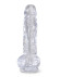 Прозрачный фаллоимитатор 8 Cock with Balls - 22,2 см. Прозрачный фаллоимитатор 8 Cock with Balls - 22,2 см.