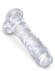Прозрачный фаллоимитатор 8 Cock with Balls - 22,2 см. Прозрачный фаллоимитатор 8 Cock with Balls - 22,2 см.
