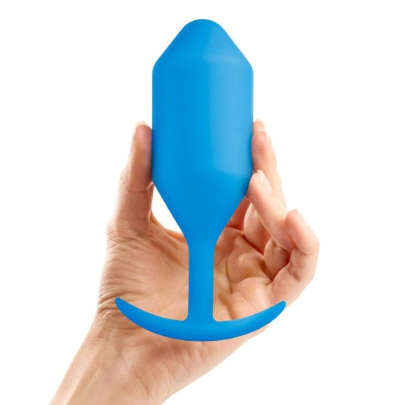 Синяя пробка для ношения B-vibe Snug Plug 5 - 14 см. Синяя пробка для ношения B-vibe Snug Plug 5 - 14 см.