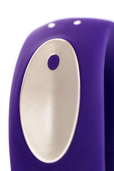 Фиолетовый вибратор для пар Satisfyer Double Plus Remote с пультом ДУ Фиолетовый вибратор для пар Satisfyer Double Plus Remote с пультом ДУ
