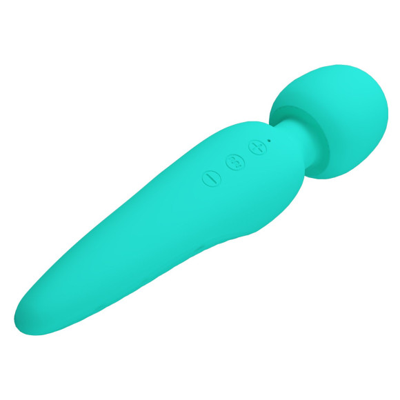 Бирюзовый wand-вибратор Meredith Бирюзовый wand-вибратор Meredith