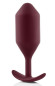 Бордовая пробка для ношения B-vibe Snug Plug 5 - 14 см. Бордовая пробка для ношения B-vibe Snug Plug 5 - 14 см.