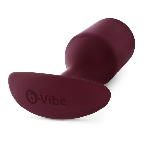 Бордовая пробка для ношения B-vibe Snug Plug 5 - 14 см. Бордовая пробка для ношения B-vibe Snug Plug 5 - 14 см.