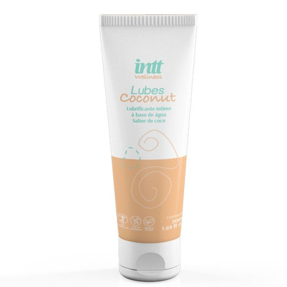 Лубрикант на водной основе Lubes Coconut с ароматом кокоса - 50 гр. Лубрикант на водной основе Lubes Coconut с ароматом кокоса - 50 гр.
