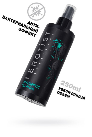 Антибактериальное средство Erotist Antiseptic Cleaner - 250 мл. Антибактериальное средство Erotist Antiseptic Cleaner - 250 мл.