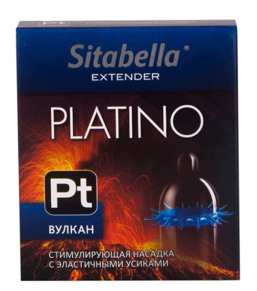 Стимулирующая насадка с усиками Platino Вулкан Стимулирующая насадка с усиками Platino Вулкан