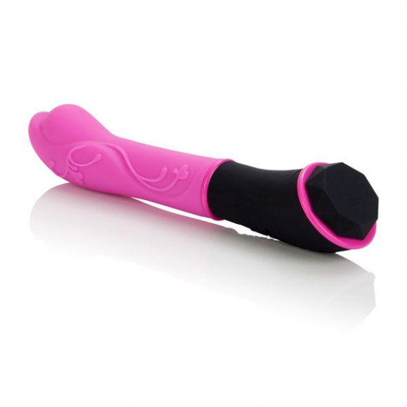 Розовый вибромассажер из силикона TANTRIC AURA MASSAGER - 15 см. Розовый вибромассажер из силикона TANTRIC AURA MASSAGER - 15 см.