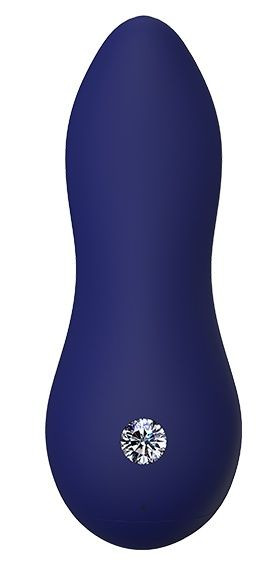 Синий клиторальный стимулятор ZELUS - 11 см. Синий клиторальный стимулятор ZELUS - 11 см.