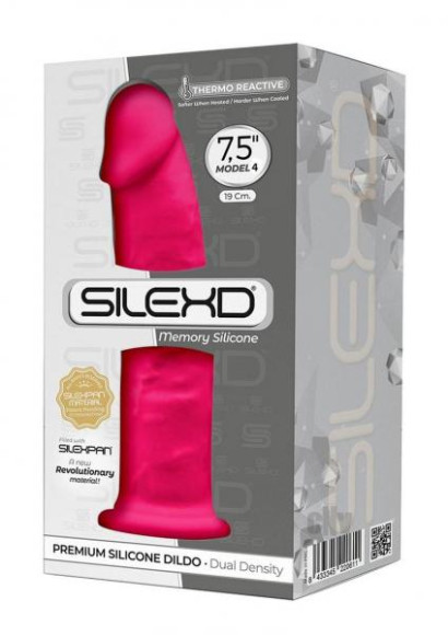 Розовый фаллоимитатор SILEXD Model 4 - 19 см. Розовый фаллоимитатор SILEXD Model 4 - 19 см.