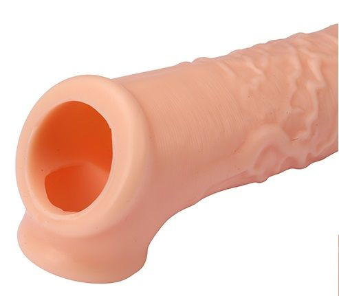 Телесная насадка EXTENDER WITH BALL STRAP 6.5 - 17 см. Телесная насадка EXTENDER WITH BALL STRAP 6.5 - 17 см.
