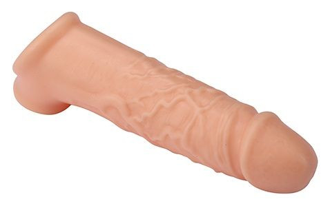 Телесная насадка EXTENDER WITH BALL STRAP 6.5 - 17 см. Телесная насадка EXTENDER WITH BALL STRAP 6.5 - 17 см.
