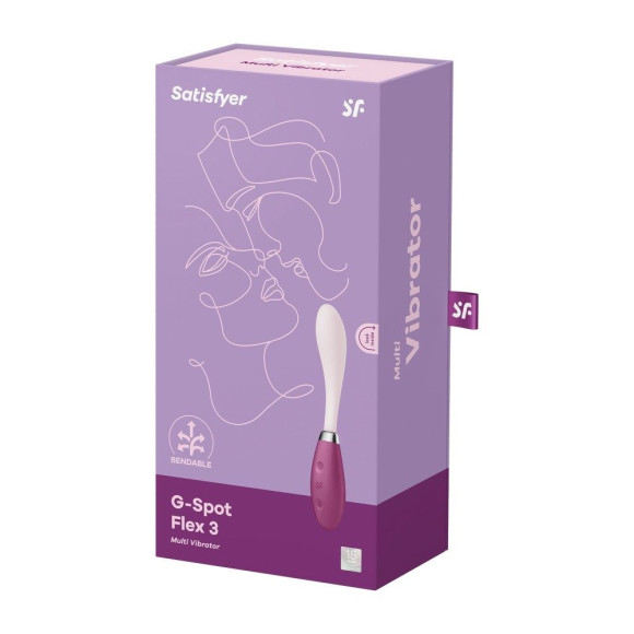 Розовый гибкий вибратор G-Spot Flex 3 - 19,5 см. Розовый гибкий вибратор G-Spot Flex 3 - 19,5 см.