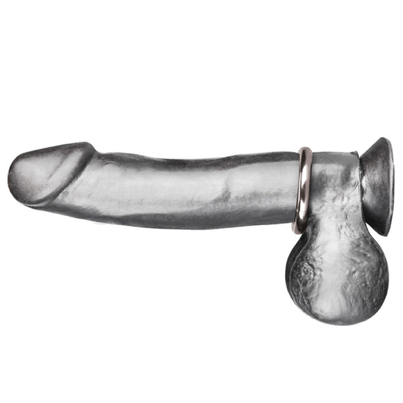 Стальное эрекционное кольцо STEEL COCK RING - 3.5 см. Стальное эрекционное кольцо STEEL COCK RING - 3.5 см.