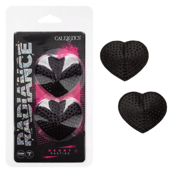 Черные пэстисы в форме сердечек Heart Pasties Черные пэстисы в форме сердечек Heart Pasties