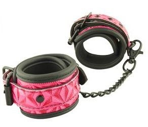 Розово-черные оковы на ноги Ankles Cuffs Розово-черные оковы на ноги Ankles Cuffs