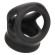 Черное тройное эрекционное кольцо Alpha Liquid Silicone Dual Cage & Ring Черное тройное эрекционное кольцо Alpha Liquid Silicone Dual Cage & Ring