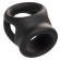 Черное тройное эрекционное кольцо Alpha Liquid Silicone Dual Cage & Ring Черное тройное эрекционное кольцо Alpha Liquid Silicone Dual Cage & Ring