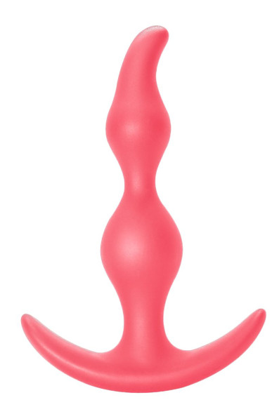 Розовая анальная пробка Bent Anal Plug Black - 13 см. Розовая анальная пробка Bent Anal Plug Black - 13 см.