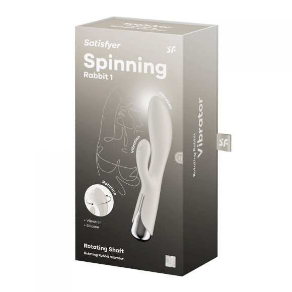 Телесный вибратор-кролик с ротацией Spinning Rabbit 1 - 20 см. Телесный вибратор-кролик с ротацией Spinning Rabbit 1 - 20 см.