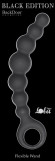 Чёрная упругая анальная цепочка Flexible Wand - 18 см. Чёрная упругая анальная цепочка Flexible Wand - 18 см.