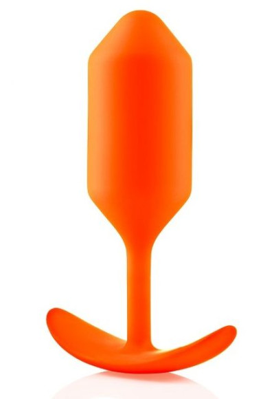Оранжевая пробка для ношения B-vibe Snug Plug 3 - 12,7 см. Оранжевая пробка для ношения B-vibe Snug Plug 3 - 12,7 см.
