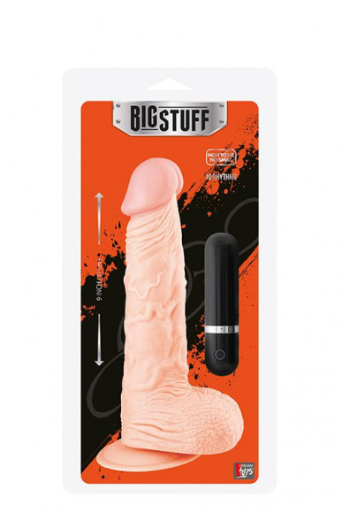 Телесный вибромассажёр BIGSTUFF 9INCH FLESH - 23 см. Телесный вибромассажёр BIGSTUFF 9INCH FLESH - 23 см.