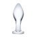 Прозрачная округлая анальная пробка Classic Glass Butt Plug - 10 см. Прозрачная округлая анальная пробка Classic Glass Butt Plug - 10 см.