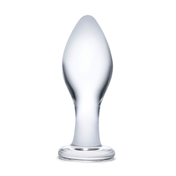 Прозрачная округлая анальная пробка Classic Glass Butt Plug - 10 см. Прозрачная округлая анальная пробка Classic Glass Butt Plug - 10 см.